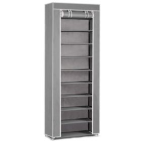 Szafa tekstylna Massido garderoba 58x28x175cm regał 10 półek 1szt.