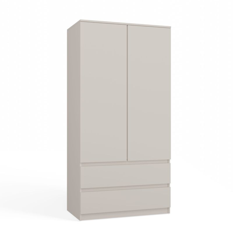 Szafa Topeshop Garderoba Malwa Ss-90 Kaszmir Beż 50x90x180 cm 1 szt.
