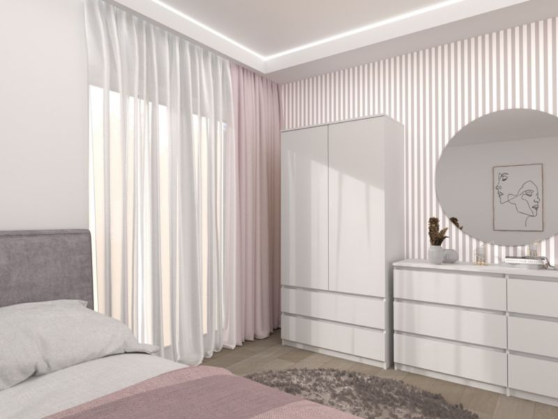 Szafa Topeshop Garderoba SS-90 Biała 50x90x180 cm 1 szt.