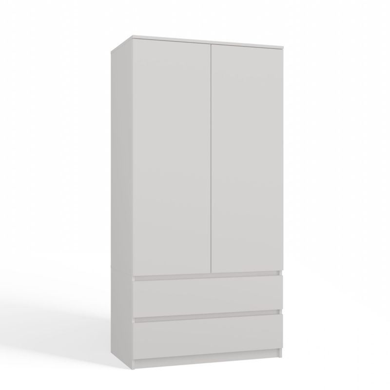 Szafa Topeshop Garderoba SS-90 Biała 50x90x180 cm 1 szt.
