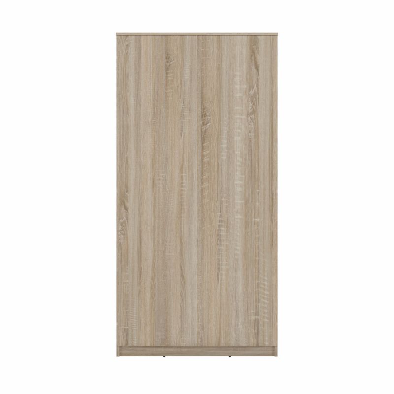 Szafa Topeshop SD-90 Dąb Sonoma Garderoba Drzwi Półki 50x90x180 cm 1 szt.