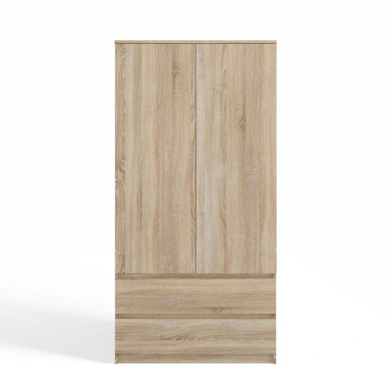 Szafa Topeshop Ss-90 Dąb Sonoma Garderoba 50x90x180 cm 1 szt.