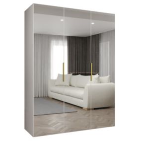 Szafa uchylna Abiks MARBELLA 3 150 wys 202 cm Biały + Złoty 1 szt