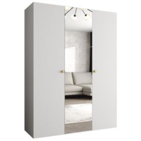 Szafa uchylna Abiks PARMA 2 150 wys. 202 cm Biały + u. Złoty 1 szt