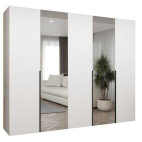 Szafa uchylna otwierana ALICANTE 2 250 wys 202 cm Biały + Czarny 1 szt