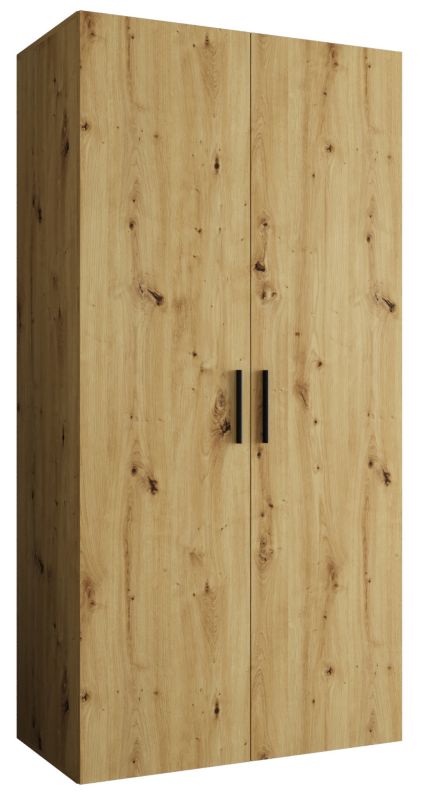 Szafa uchylna otwierana BARI 1 100 wys 202 cm Artisan + Czarny 1 szt