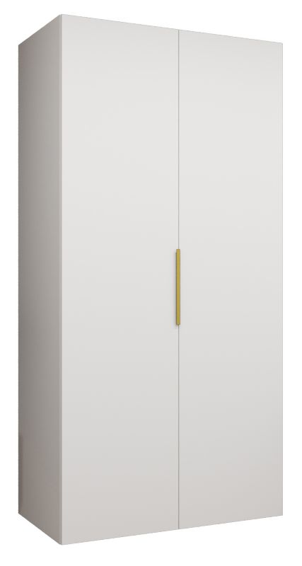 Szafa uchylna otwierana MARBELLA 1 100 wys 202 cm Biały + Złoty 1 szt