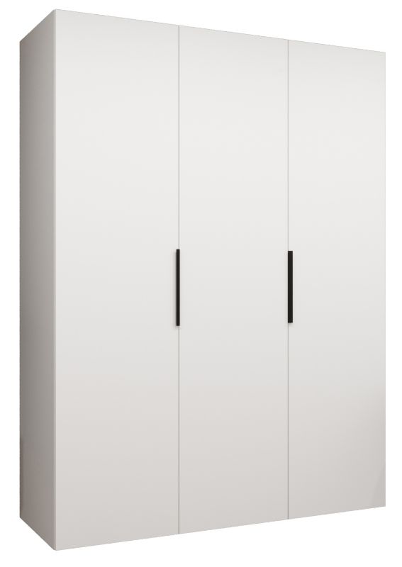 Szafa uchylna otwierana MARBELLA 1 150 wys 202 cm Biały + Czarny 1 szt