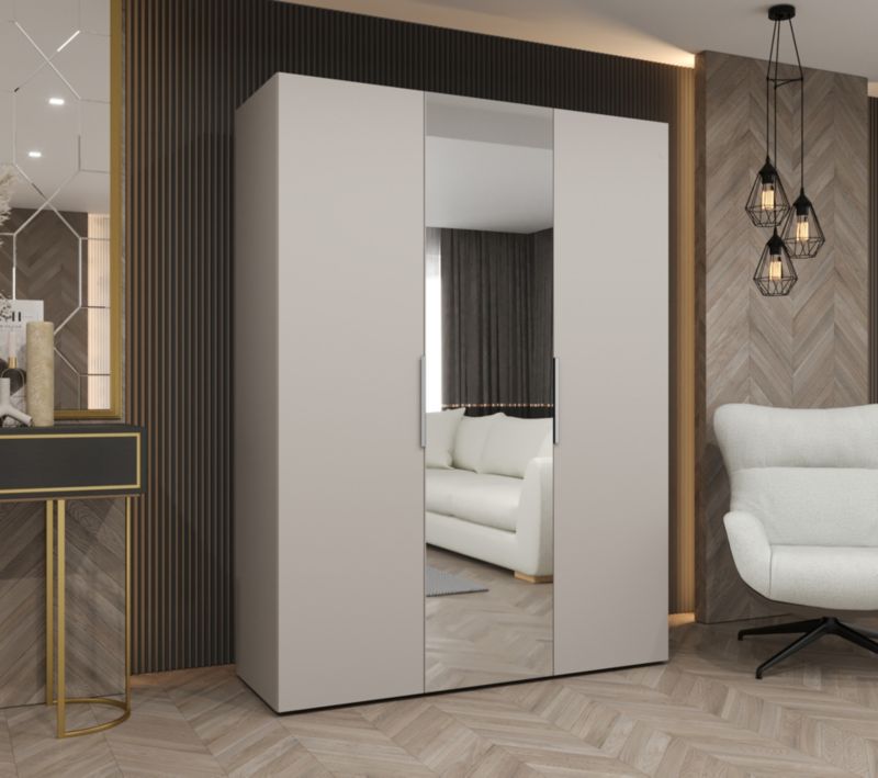 Szafa uchylna otwierana MARBELLA 2 150 wys 202 cm Kaszmir + Kaszmir 1 szt