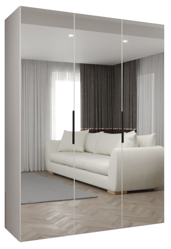 Szafa uchylna otwierana MARBELLA 3 150 wys 202 cm Biały + Czarny 1 szt