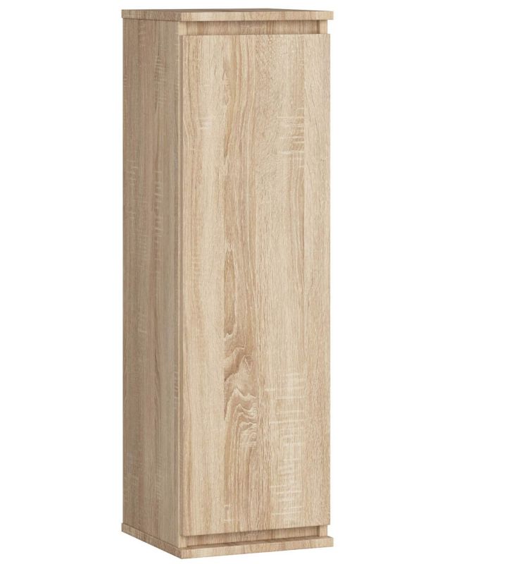 Szafka Akord W30 Dąb Sonoma 30 cm 1 drzwi kolor Dąb Sonoma mat 3 półki 30x30x99 cm 1 szt.