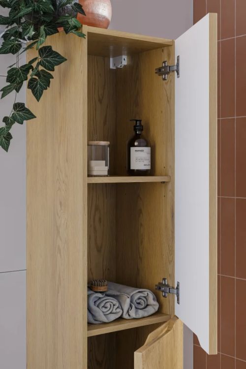 Szafka łazienkowa Comad NORDIC CREMONA 2D 35 cm dąb cremona 1 szt