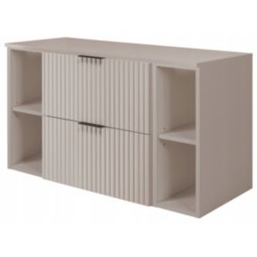 Szafka łazienkowa Furnidea 100 cm wisząca pod umywalkę kaszmir mat Flow 1 szt.