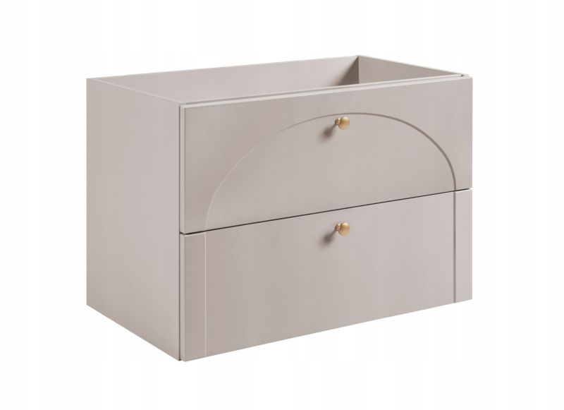 Szafka łazienkowa Furnidea 160 cm kaszmir gałka AURA 1 szt.