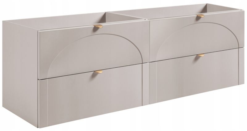 Szafka łazienkowa Furnidea 160 cm kaszmir uchwyt AURA 1 szt.