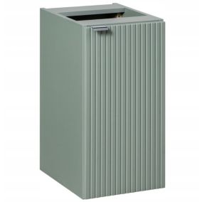 Szafka łazienkowa Furnidea 30 cm dolna pod blat szałwia ryflowany front LINE REED GREEN 1 szt.