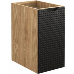 Szafka łazienkowa Furnidea 30 cm pod blat czarna dąb Luxor 1 szt.