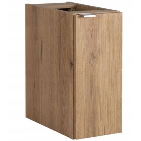 Szafka łazienkowa Furnidea 30 cm wisząca pod blat dąb coast evoke z drzwiami chrom NOVA OAK 1 szt.