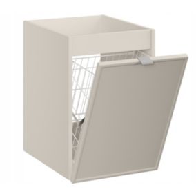 Szafka łazienkowa Furnidea 40 cm kaszmir z koszem na pranie Bella Cashmere 1 szt.