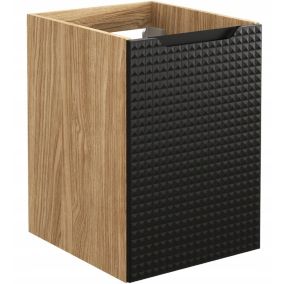 Szafka łazienkowa Furnidea 40 cm pod blat czarna dąb Luxor 1 szt.