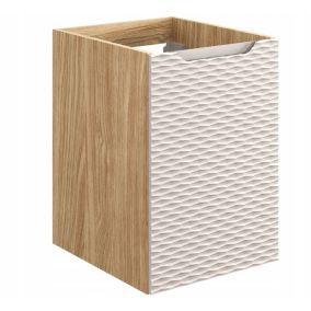 Szafka łazienkowa Furnidea 40 cm wisząca pod blat front beżowy 3D MDF Ocean 1 szt.