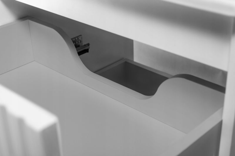 Szafka łazienkowa Furnidea 60 cm biała z blatem i nóżkami FLOW 1 szt.