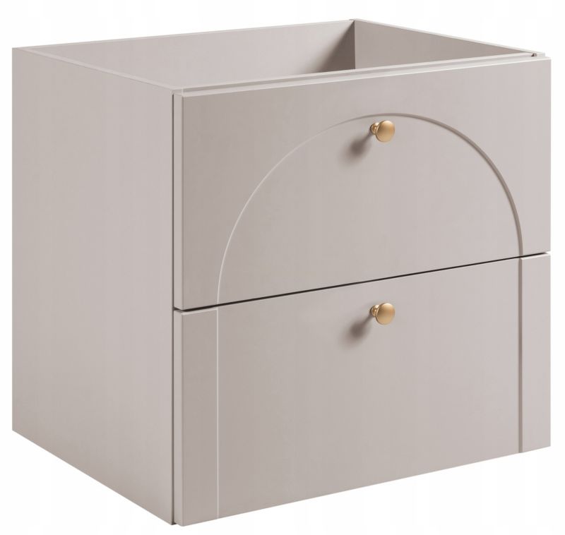Szafka łazienkowa Furnidea 60 cm kaszmir GAŁKA AURA 1 szt.