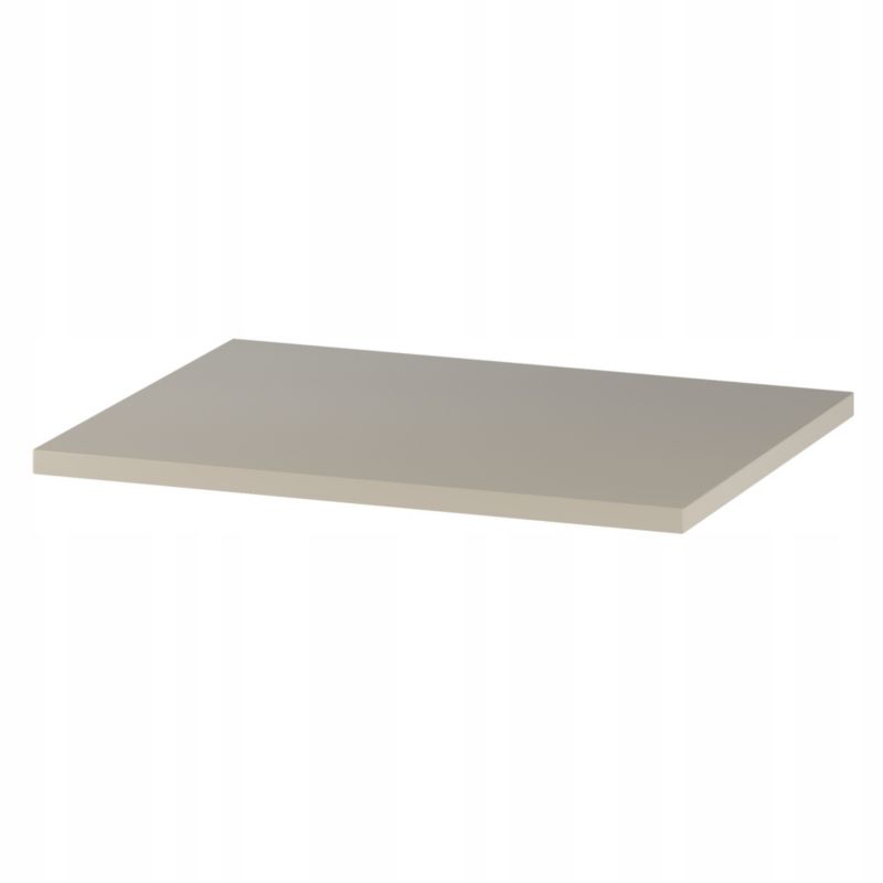 Szafka łazienkowa Furnidea 60 cm kaszmir z blatem ryflowane fronty złote uchwyty Aqua 1 szt.