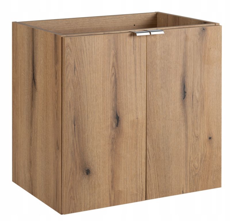 Szafka łazienkowa Furnidea 60 cm wisząca pod umywalkę 2 drzwi dąb coast evoke NOVA OAK 1 szt.