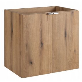 Szafka łazienkowa Furnidea 60 cm wisząca pod umywalkę 2 drzwi dąb coast evoke NOVA OAK 1 szt.