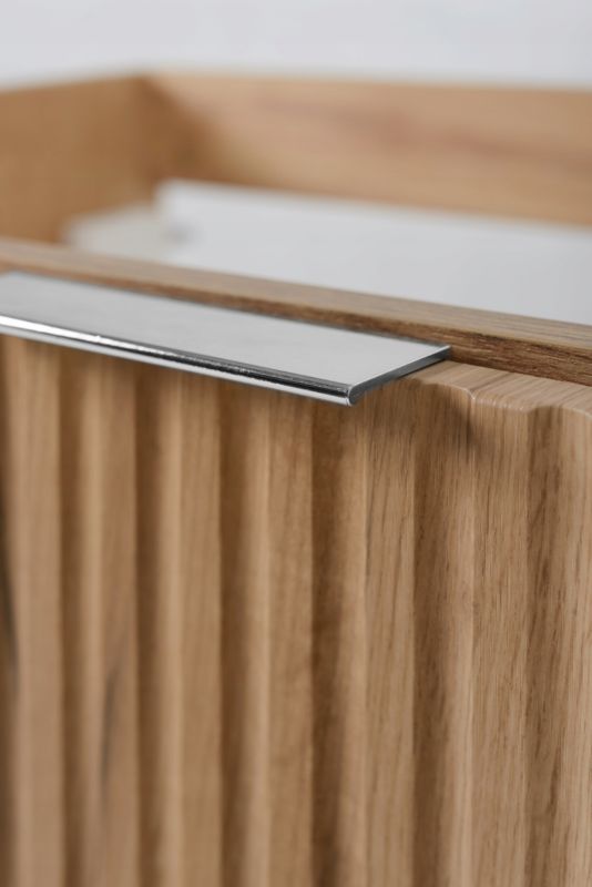 Szafka łazienkowa Furnidea 60 cm wisząca pod umywalkę dąb craft Flow 1 szt.