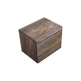 Szafka łazienkowa Furnidea 60 cm z blatem dąb 2 szuflady Santa Fe Oak 1 szt.