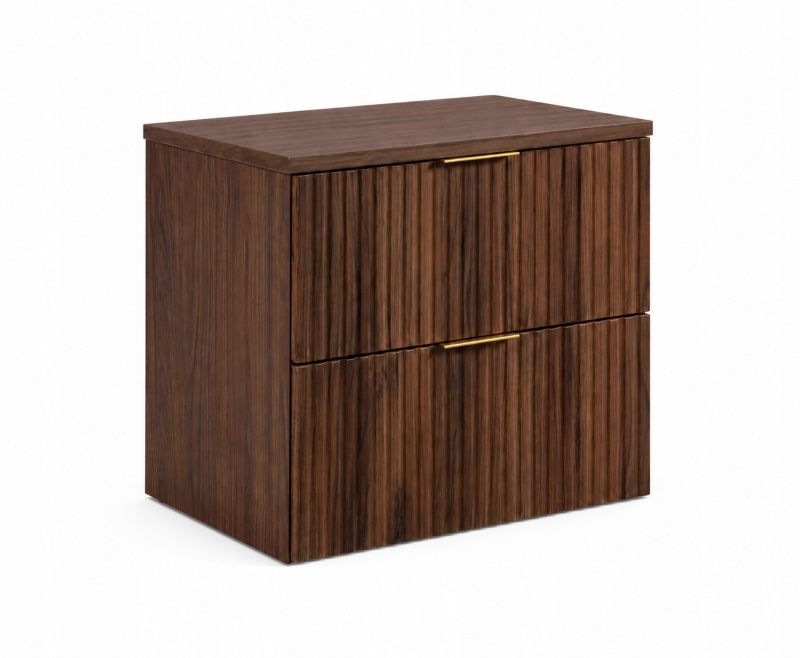 Szafka łazienkowa Furnidea 60 cm z blatem orzech Flow 1 szt