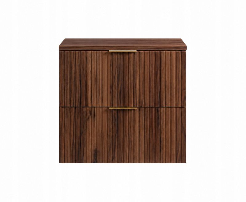Szafka łazienkowa Furnidea 60 cm z blatem orzech Flow 1 szt