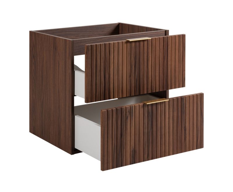 Szafka łazienkowa Furnidea 60 cm z blatem orzech Flow 1 szt