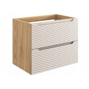 Szafka łazienkowa Furnidea 70 cm wisząca pod umywalkę beżowa Ocean 1 szt.