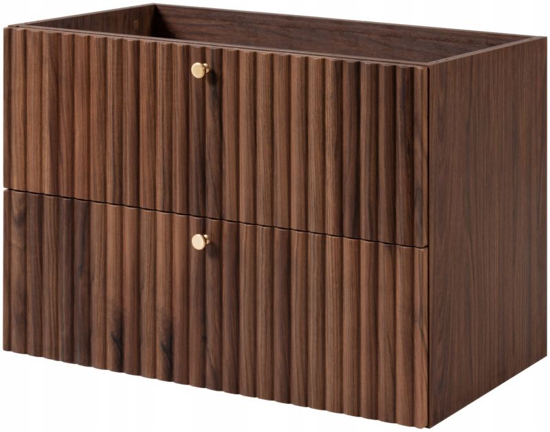 Szafka łazienkowa Furnidea 80 cm dąb orzech BELLO 1 szt.