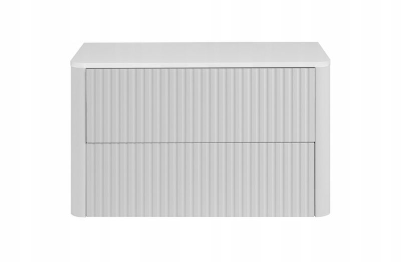 Szafka łazienkowa Furnidea 80 cm z blatem biała Linea 1 szt.