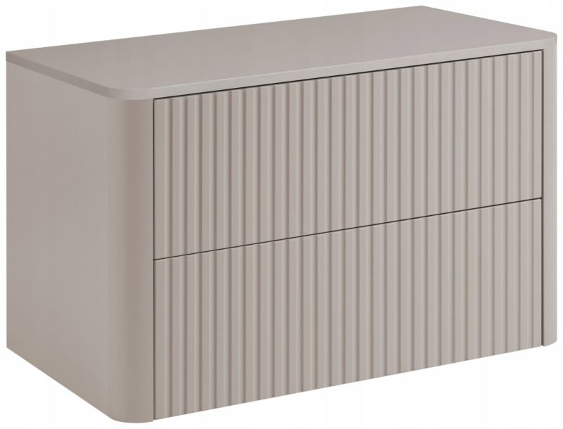 Szafka łazienkowa Furnidea 80 cm z blatem kaszmir Linea 1 szt.