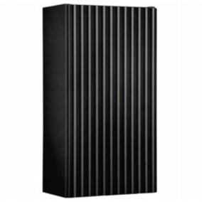 Szafka łazienkowa Furnidea Nova Black czarna wisząca 30 cm ryflowana 1 drzwi 1 szt.