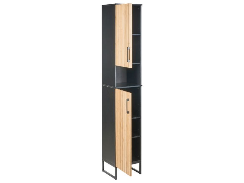 Szafka łazienkowa Miscanti 30 cm Bambus Jasnobrązowy 1 szt.
