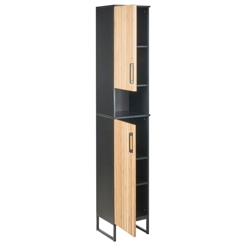 Szafka łazienkowa Miscanti 30 cm Bambus Jasnobrązowy 1 szt.