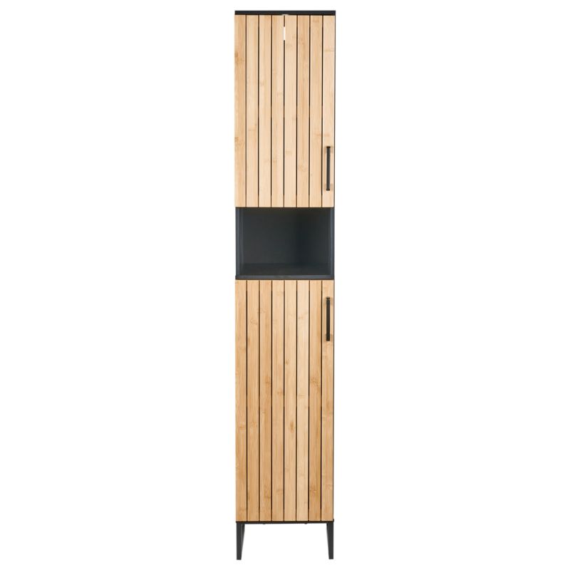 Szafka łazienkowa Miscanti 30 cm Bambus Jasnobrązowy 1 szt.