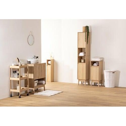 Szafka łazienkowa pod umywalkę Abana 5FIVE SIMPLY SMART stojąca naturalny dąb 60 cm klasyczna skandynawska 1 szt.