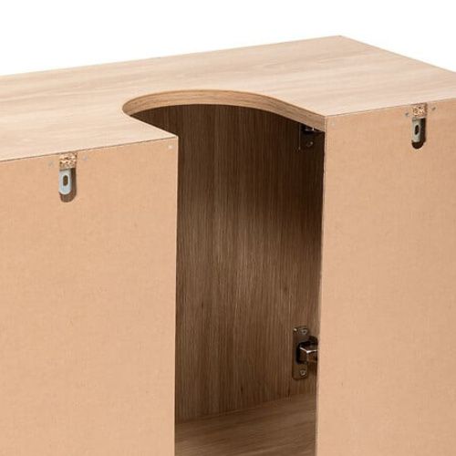 Szafka łazienkowa pod umywalkę Abana 5FIVE SIMPLY SMART stojąca naturalny dąb 60 cm klasyczna skandynawska 1 szt.
