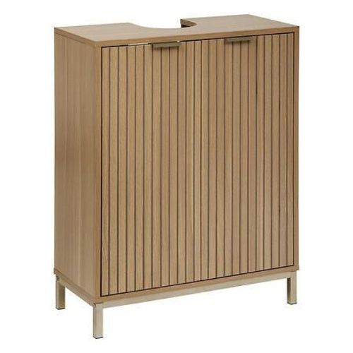 Szafka łazienkowa pod umywalkę Tasso 5FIVE SIMPLY SMART stojąca 60 cm naturalna ryflowana 1 szt.