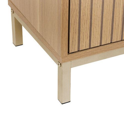 Szafka łazienkowa pod umywalkę Tasso 5FIVE SIMPLY SMART stojąca 60 cm naturalna ryflowana 1 szt.