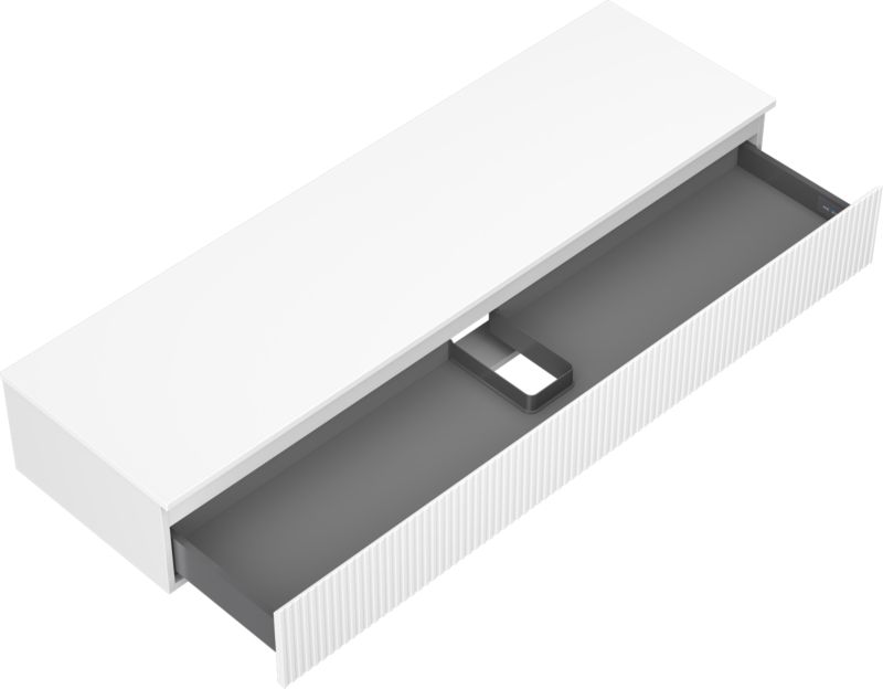 Szafka łazienkowa podumywalkowa Mexen Rivel biały mat 160 cm 1 szuflada 1 szt.