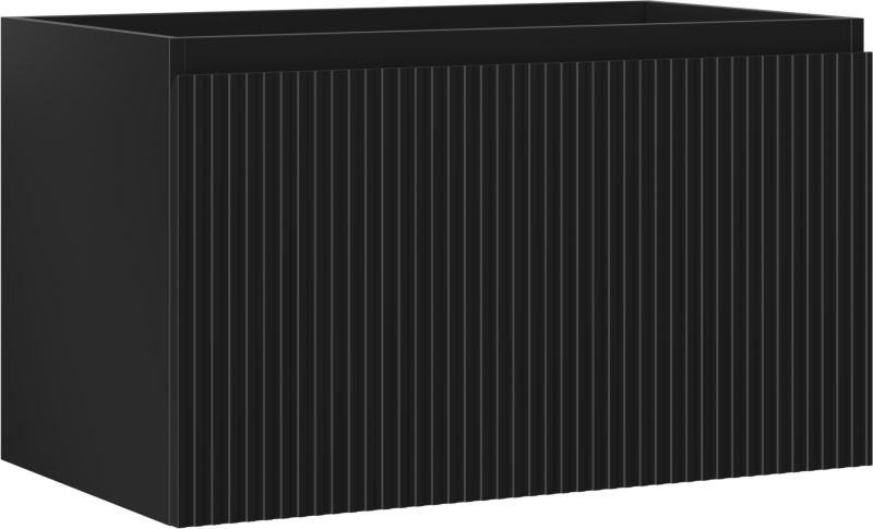 Szafka łazienkowa podumywalkowa Mexen Rivel czarna mat 80cm 1 szuflada 1 szt.
