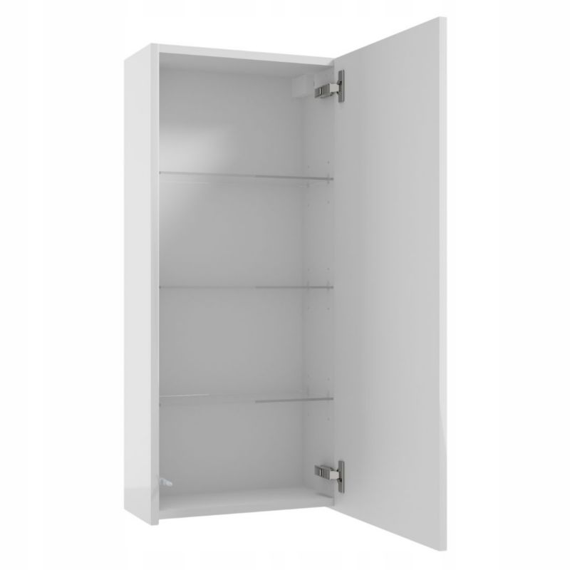 Szafka Łazienkowa Stamar Lustrzana 400x900x200 mm Biała Wisząca Półki połysk 1 szt
